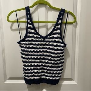 Crochet knit top